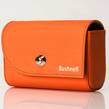 Bushnell Leather Golf Rangefinder Case (Orange) for Bushnell Pro X3/X2/XE/Tour V5