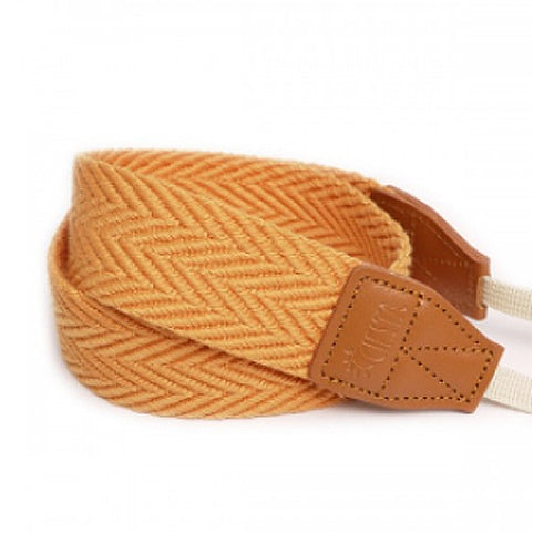 Ciesta Neck & Shoulder Strap (Cozy Orange) For SLR/DSLR/Mirrorless/Toy Cameras