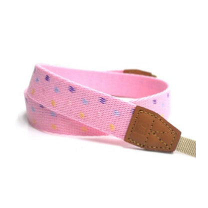 Ciesta Neck & Shoulder Strap (Peach Slim/Pink) For SLR/DSLR/Mirrorless/RF Cameras