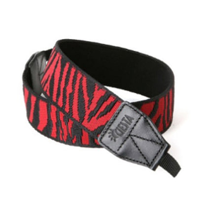 Ciesta Neck & Shoulder Strap (Zebra Red) For SLR/DSLR/Mirrorless/RF Cameras