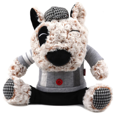 Colly's Bully's Dog Driver Head Cover Plush Cute Doll Golf Club Headcover (Gray)