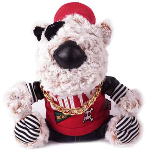 Colly's Bully's Dog Driver Head Cover Plush Cute Doll Golf Club Headcover (Red)