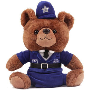 Colly's Police Bear Utility/Hybrid Head Cover Plush Cute Doll Golf Club Headcover