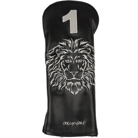 Colly's Golf Lion Champion Driver Head Cover Pouch Club Headcover (Black)