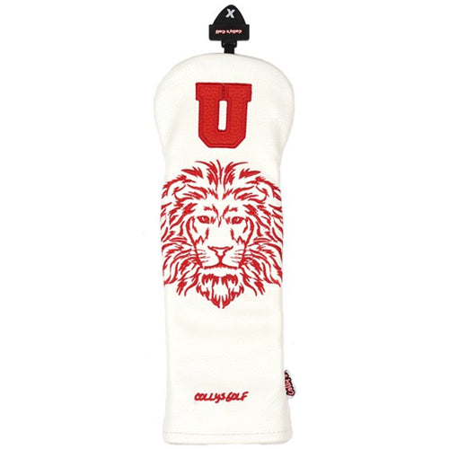 Colly's Golf Lion Champion Utility/Hybrid/Rescue Club Head Cover (White)