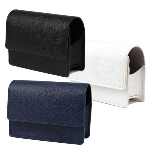 Colly's Lion Golf Leather Rangefinder Case Pouch Waist Belt with Metal Clip