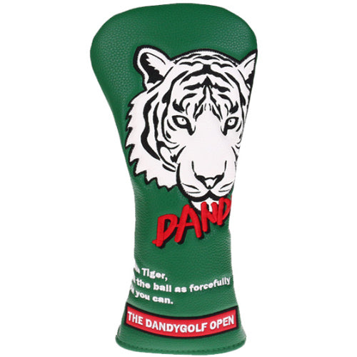 Dandy Tiger Utility/Hybrid/Rescue Head Cover Golf Club Head Cover (Green)