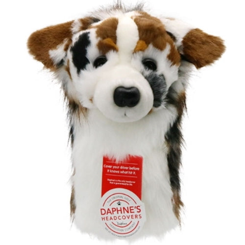 Daphen's Australian Shepherd Driver Head Cover Cute Animal Doll Headcover