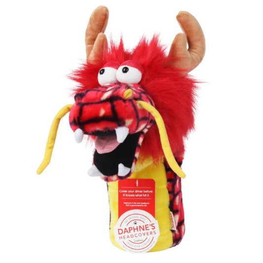 Daphne's Red Dragon Driver Head Cover Cute Animal Doll Headcover Series