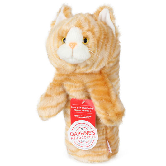 Daphne's Tabby Cat Driver Head Cover Plush Cute Animal Doll Headcover
