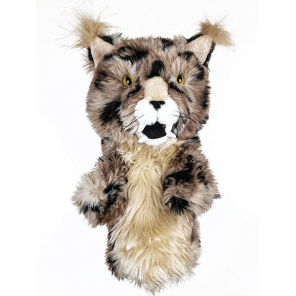 Daphne's Bobcat Driver Head Cover Plush Cute Animal Doll Headcover