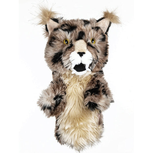 Daphne's Bobcat Driver Head Cover Plush Cute Animal Doll Headcover