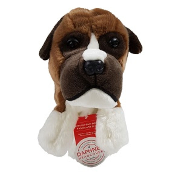 Daphne's Boxer Dog Driver Head Cover Cute Plush Animal Doll Headcover