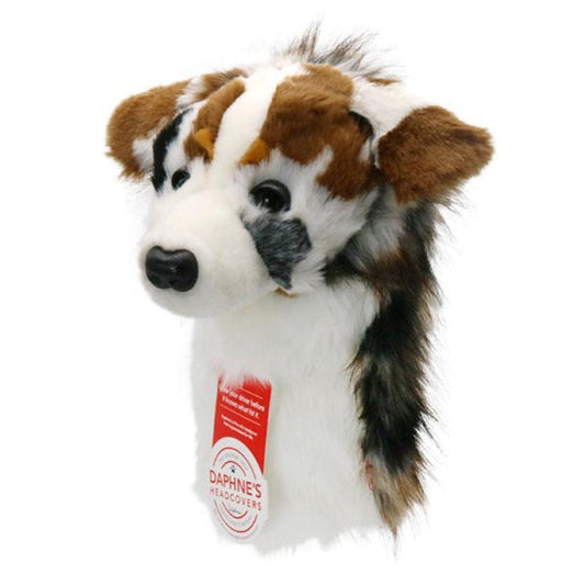 Daphne's Australian Shepard Dog Driver Head Cover Cute Plush Animal Doll Headcover
