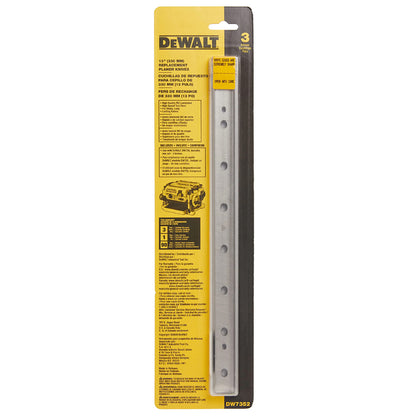 (1 Pack 3 Pcs) Dewalt DW7352 Planer Blade 13-Inch For Dewalt DW735 Planers