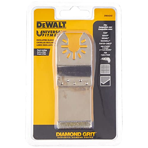 DeWALT DWA4242 Oscillating Multi Tool Blade Diamond Grit Flush Cut 33mm