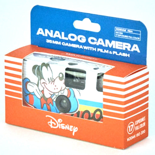 NBD Analog 35mm Camera with Film & Flash Ready to-Use Camera (Disney Goofy)