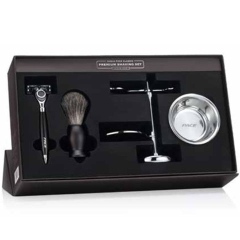 Dorco PACE CLASSIC Premium Shaving Set (Razor/Brush/Bowl/Stand)