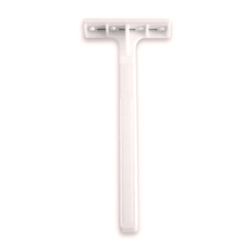 100 Pcs Dorco Fresh Disposable Stainless Steel Twin Blade Razors (White)