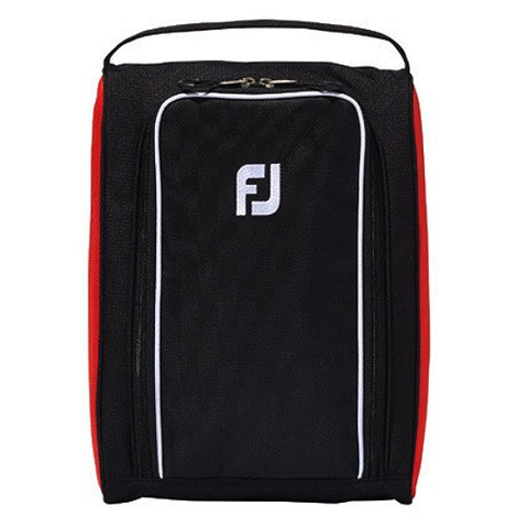 FootJoy FJ Basic Golf Shoes Bag Case Sports Travel Case Pouch (Black/Red)