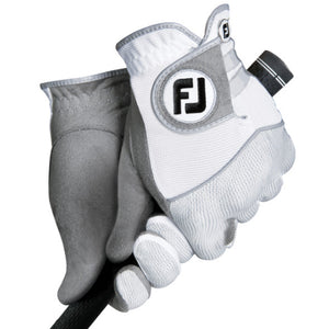 FootJoy RAIN GRIP Quick Drying Comfort Golf Glove (WOMEN'S/Both Hand/White)