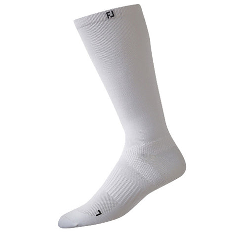 FootJoy FJ Tour Compression Men's Socks Golf Sports High Crew (White)