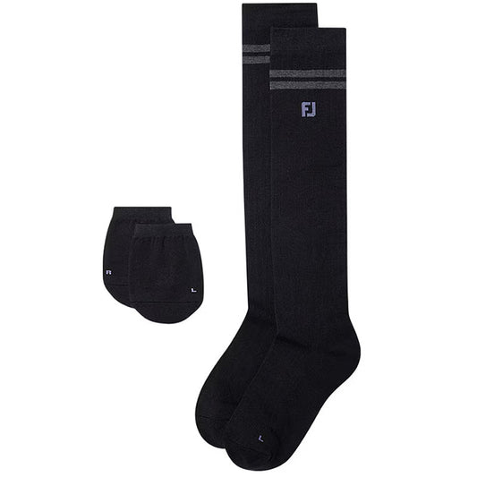 FootJoy FJ Basic Women's Knee Socks Maximum Golf Comfort (Black)