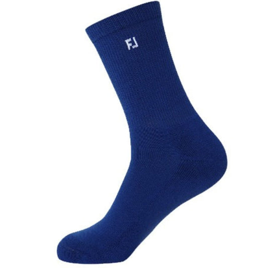 FootJoy FJ Pro Dry Men's Crew Fashion Golf Socks Maximum Comfort (Royal)