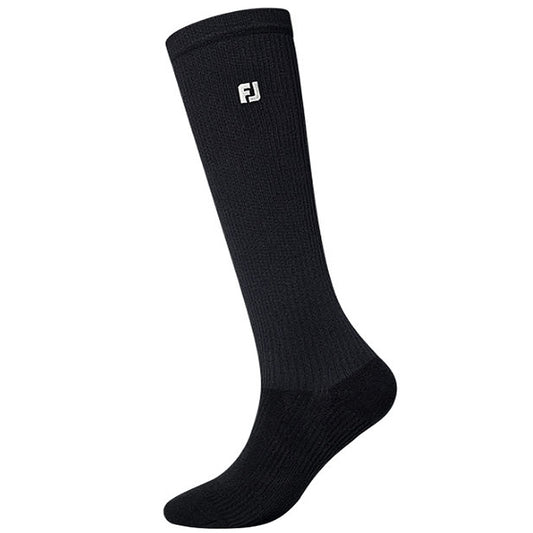 FootJoy FJ Pro Dry Women's Golf Socks Knee Socks Extreme Comfort UV Protective (Black)