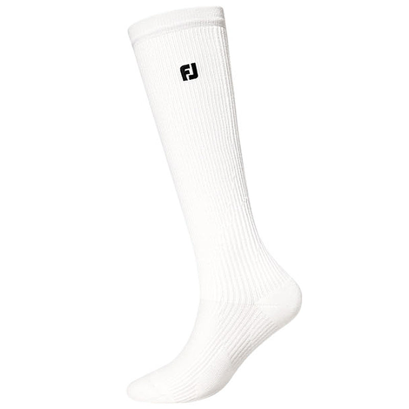 FootJoy FJ Pro Dry Women's Golf Socks Knee Socks Extreme Comfort UV Protective (White)