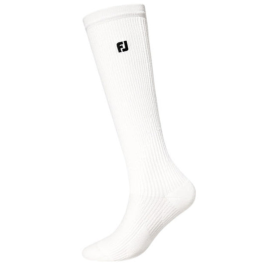 FootJoy FJ Pro Dry Women's Golf Socks Knee Socks Extreme Comfort UV Protective (White)