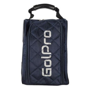 Golpro Ventilated Mesh Golf Shoes Case Sports Travel Case Pouch Bag (Navy Blue)