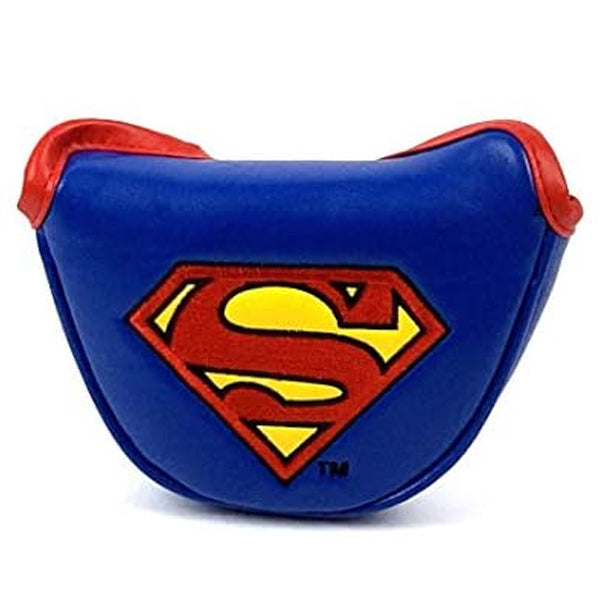 Superman Mallet Putter Head Cover Golf Club Headcover Magnetic Closure
