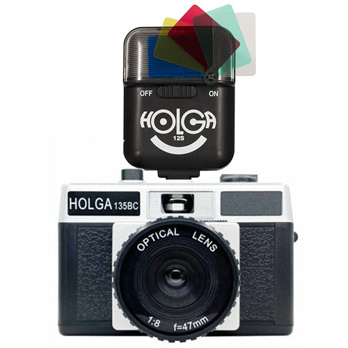 Holga 135BC 35mm Plastic Retro Film Camera 135 BC (Black) with Flash