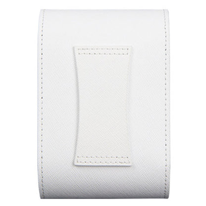 Hucah Leather Golf Rangefinder Laser Distance Meter Case Pouch Cover (White)
