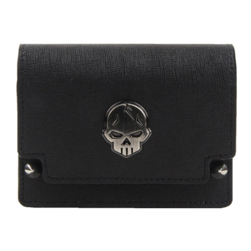 Hucah Leather Skull Golf Rangefinder Laser Distance Meter Case Pouch (Black)