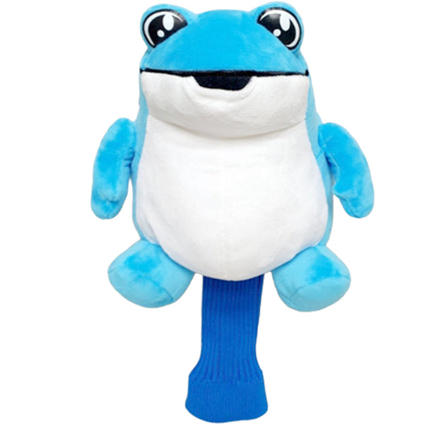 Jinro Soju Toad Natterjack Driver Head Cover Plush Golf Club Headcover (Blue) V2