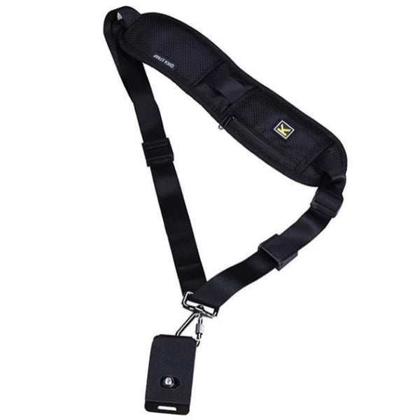 K Fast Access Quick Shooting Neck & Shoulder Strap Black For Nikon Canon Sony Pentax