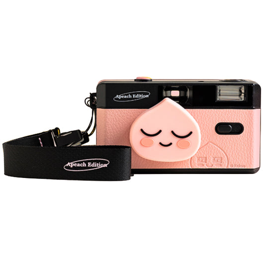 Kakao Friends 135/35mm Reusable Analog Film Camera (Pink/Apeach)