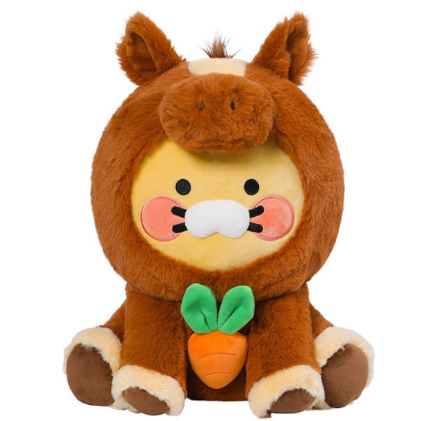 Kakao Friends Choonsik Costume Lucky Pony Golf Driver Head Cover Doll Plush Headcover