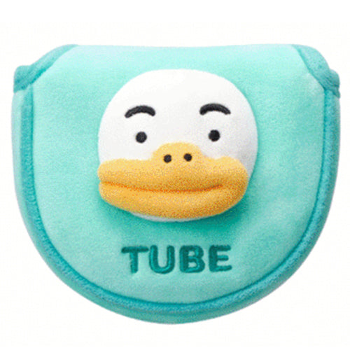 Kakao TUBE Mallet Putter Headcover Golf Club Head Cover Cute Doll Magnetic Closure