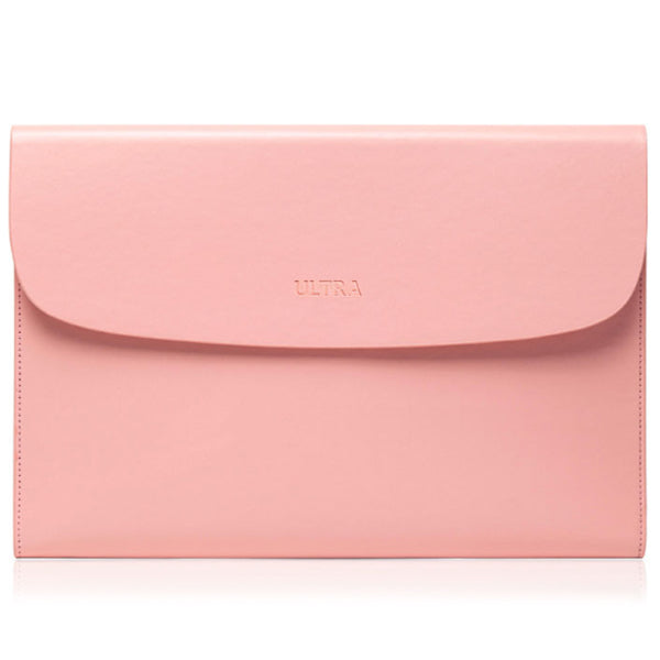 LG Ultra PC 17-Inch Laptop Artificial Leather Case Sleeve Pouch Cover Bag (Pink)