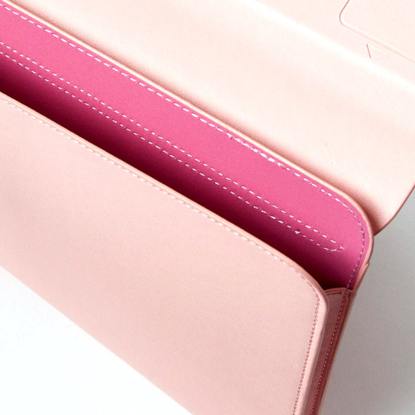 LG Ultra PC 17-Inch Laptop Artificial Leather Case Sleeve Pouch Cover Bag (Pink)