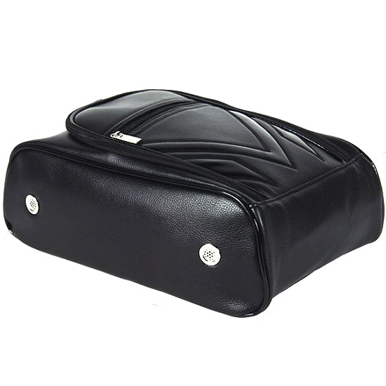 Mac Claid PU Golf Shoe Bag Sports Tour Pouch Travel Case (Black)