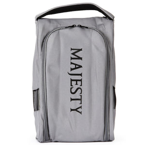 Majesty Ventilated Golf Shoes Case Sports Tour Travel Pouch Bag (Gray)