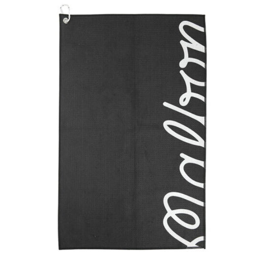 Malbon Golf Ball Towel Polyester 100% Black