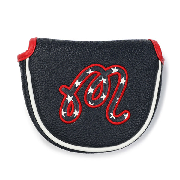 Malbon USA Golf D-Putter Head Cover Club Headcover (Navy)