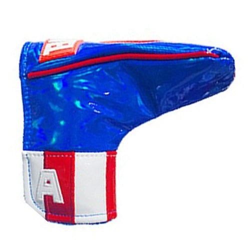 Marvel Captain-America Blade Putter Head Cover Golf Headcover Magnetic Closure