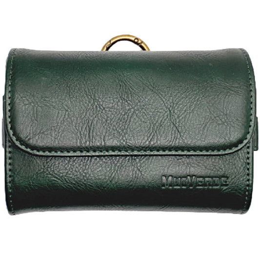 Muiverde Premium Leather Golf Rangefinder Case Pouch (Green)