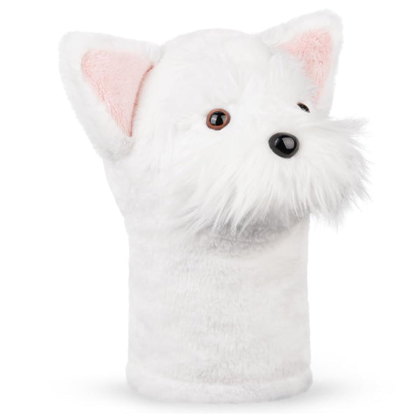 mytag West White Terrier Dog Driver Head Cover Plush Cute Animal Doll Headcover